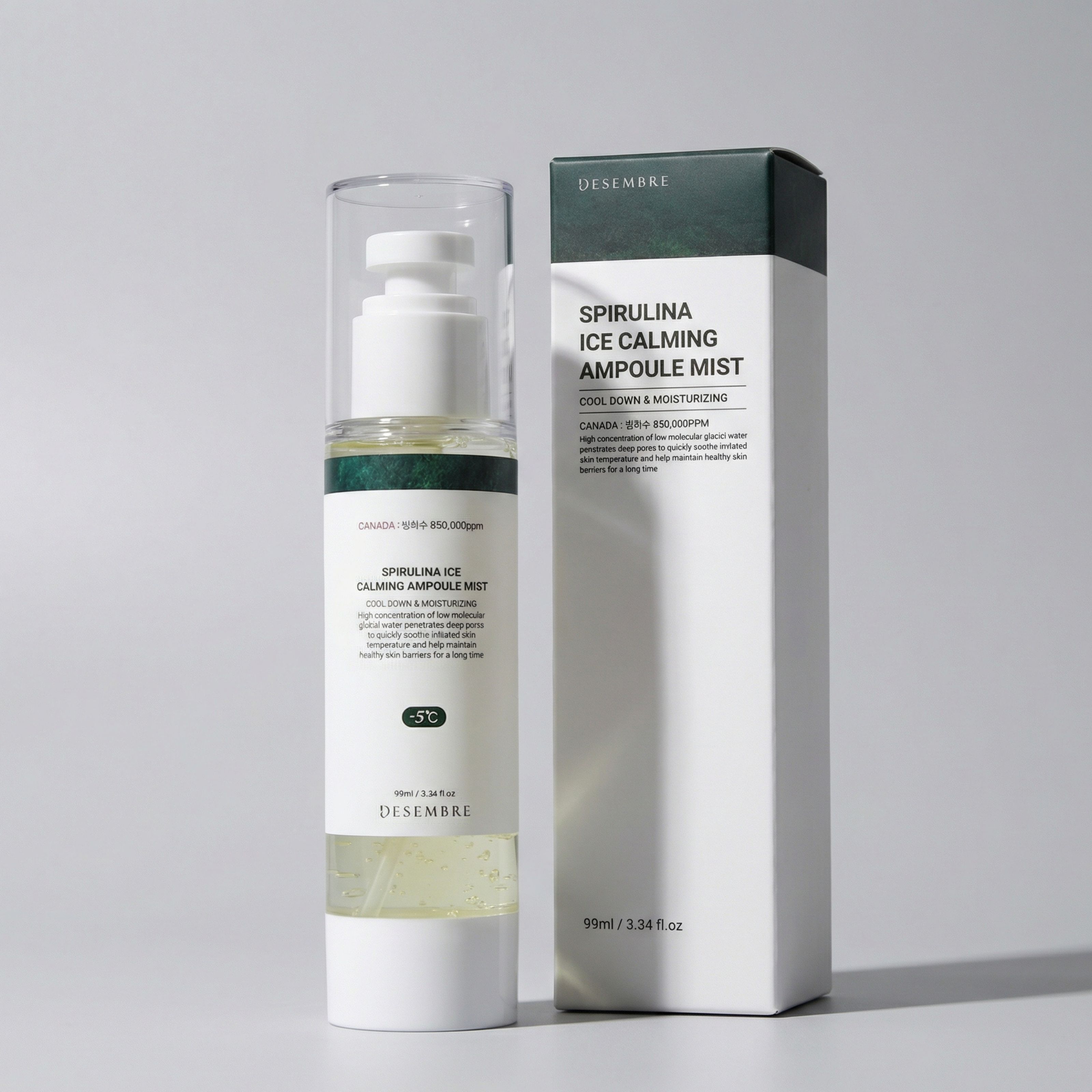 Desembre Spirulina Ice Calming Ampoule Mist